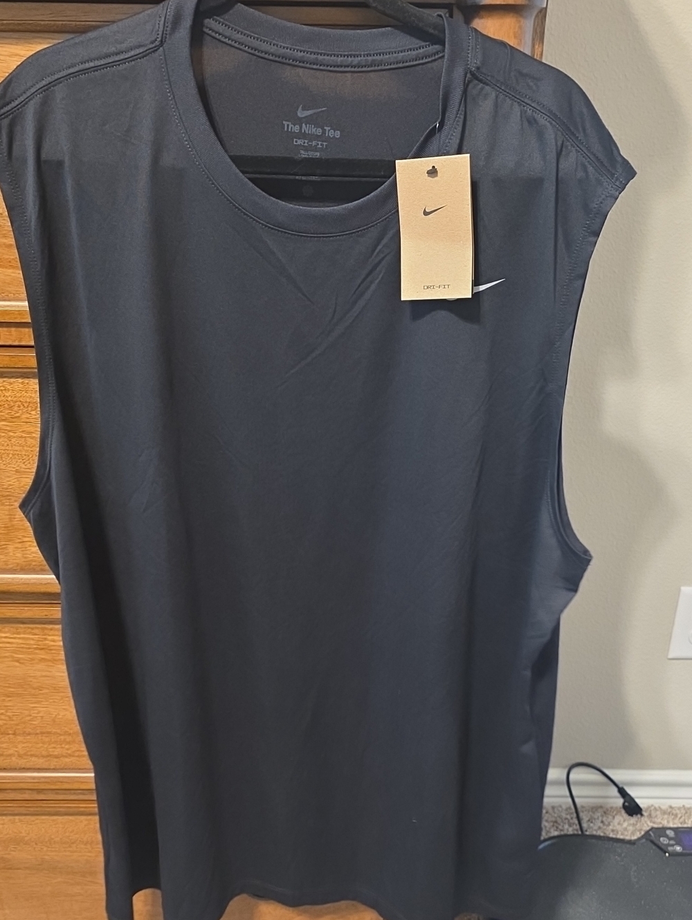 Nike Black Muscle Tank Top - Dri-FIT Sleeveless Tee